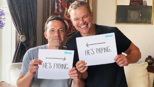 Matt Damon & Ben Affleck Partner With Omaze to Raise Funds for Water.com 