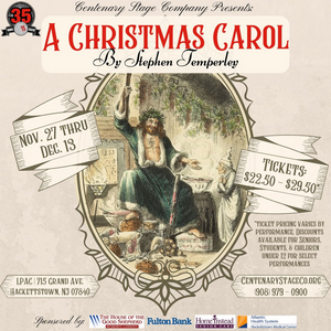 Centenary Stage Company Announces Cast of A CHRISTMAS CAROL 