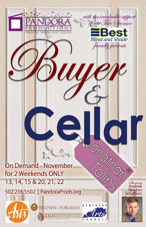 Pandora Productions Presents Regional Premiere of BUYER & CELLAR 