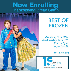 TexARTS Announces Upcoming School Holiday Camps Image