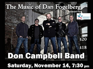 Franklin Opera House Presents the Don Campbell Band, Live and Online 