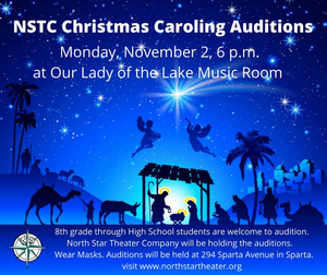 North Star Theater Company Announces Christmas Caroling Auditions For Teenagers 