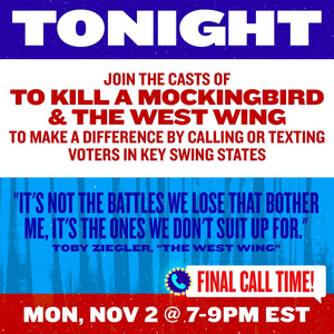 Cast and Creators of TO KILL A MOCKINGBIRD and THE WEST WING to Phone Bank With Broadway for Biden Image