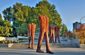Arts on the Ave, Vancouver Biennale, and TELUS to Reveal WALKING FIGURES Image