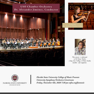 Florida State University College of Music Presents a Livestream 