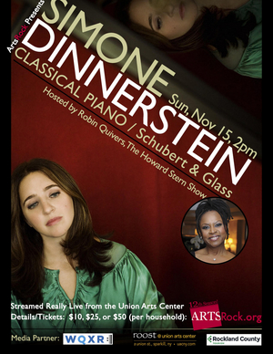 ArtsRock Presents Simone Dinnerstein in a Classical Piano Concert 