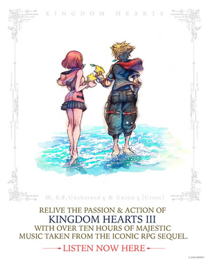KINGDOM HEARTS III Original Soundtrack Available Today Image