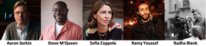 16th Annual FINAL DRAFT AWARDS Will Honor Aaron Sorkin, Sofia Coppola, Steve McQueen, Radha Blank & Ramy Youssef  Image