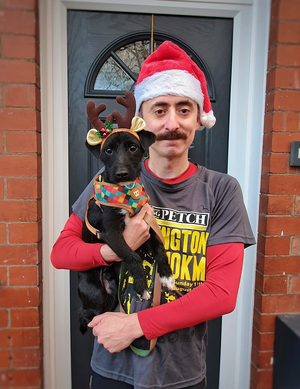 Darlington Hippodrome Staff Support Hospice Santa Fun Run Image