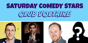 SATURDAY COMEDY STARS Comes to Club Voltaire Image