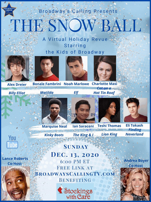 Young Broadway Stars Join THE SNOW BALL A Holiday Streaming Special  Image