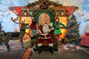 Feature: JOURNEY TO THE NORTH POLE at The Industrial Event Space Celebrates the Holidays 
