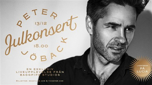 CHRISTMAS CONCERT WITH PETER JÖBACK 13 of December Live Stream Image