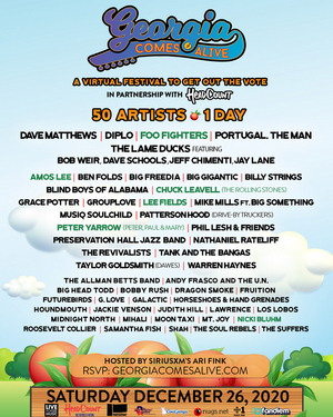 Foo Fighters, Amos Lee, Lee Fields & More Added To GEORGIA COMES ALIVE Image