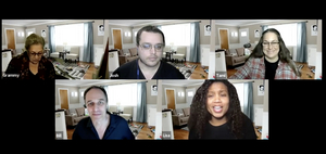 Unscripted Learning Presents Virtual Reading of FALLING Image