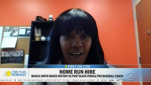 First Black Woman to Coach Pro Baseball Appears on CBS THIS MORNING 