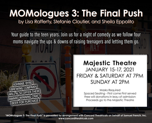 The Majestic Theatre Will Present MOMOLOGUES 3: THE FINAL PUSH to Raise Funds  Image