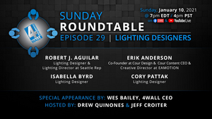 4Wall Entertainment's Sunday Roundtable Series Returns With a Panel on Lighting Designers 