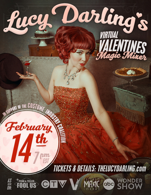 LUCY DARLING Presents VIRTUAL VALENTINES MAGIC MIXER  Image