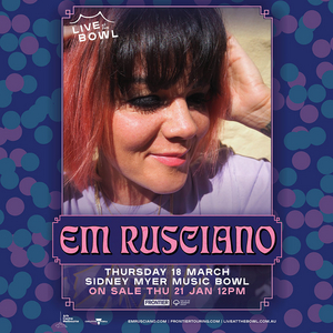 Em Rusciano Comes To Melbourne's Sidney Myer Music Bowl 