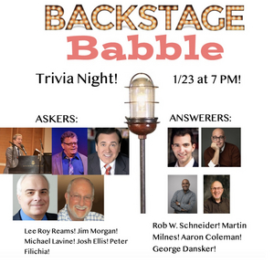Lee Roy Reams, Peter Filichia and More Will Take Part in Backstage Babble Trivia Night! Image