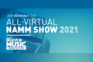 HARMAN Professional Solutions Announces Special Guests and Exclusive Events for Virtual 2021 NAMM Show
