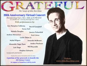 Review: John Bucchino's GRATEFUL 20TH ANNIVERSARY VIRTUAL CONCERT 