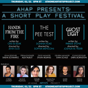 At Home Artists Project Presents A SHORT PLAY FESTIVAL Image