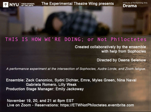 BWW Blog: Devising Theatre in Zoom School© Image