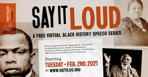 Hattiloo Theatre Presents SAY IT LOUD Virtual Black History Speech Series  Image