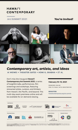 Hawai'i Contemporary Announces Art Summit 2021 Image
