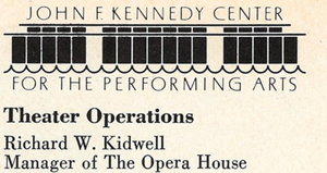 Interview: Theatre Life with Richard W. Kidwell 