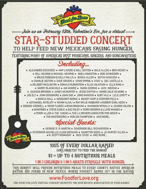 David Byrne to Perform in Virtual FOOD FOR LOVE Benefit Concert to End Hunger in New Mexico Image