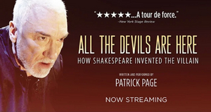 Stream Tony Award Nominee Patrick Page's ALL THE DEVILS ARE HERE 