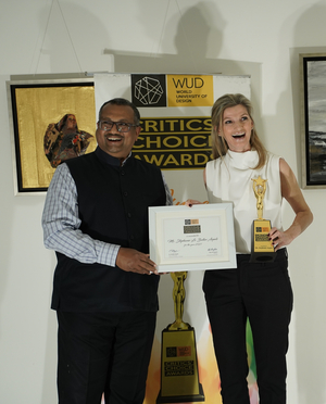 World University Of Design Presented To Artist Stephanie Le Beller Arpels With '2021 Critics' Choice Award' 