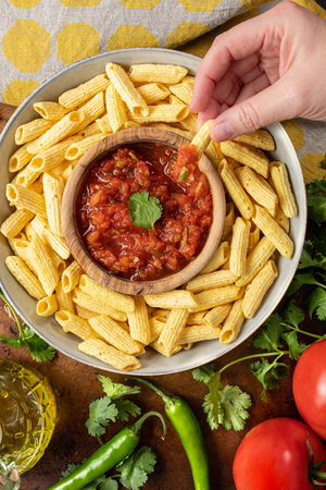 Penne Straws and The Jersey Tomato Co. for your Next Snack Attack 