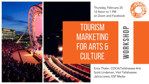 Tallahassee Arts Hosts Online Event About Tourism Marketing for Arts & Culture  Image