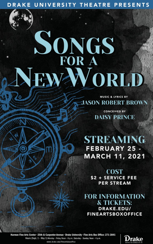 Drake University Theatre Department Presents SONGS FOR A NEW WORLD  Image