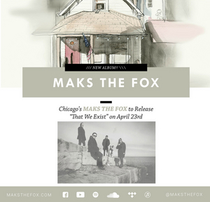 MAKS THE FOX Will Release 'That We Exist' Apr. 23 Image
