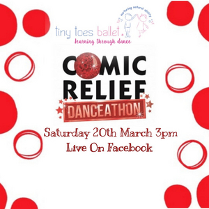 Tiny Toes Ballet Hosts Red Nose Day DANCEATHON Fundraiser Image