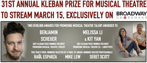 Annual Kleban Prize For Musical Theatre Ceremony To Stream On Broadway On Demand  Image