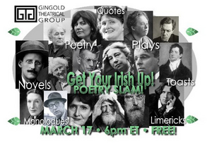 Tonya Pinkins, Tyne Daly, Melissa Errico, Renee Taylor and More to Take Part in IRISH POETRY SLAM  Image