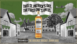 BUSHMILLS Irish Whiskey for St. Patrick's Day Celebrations 