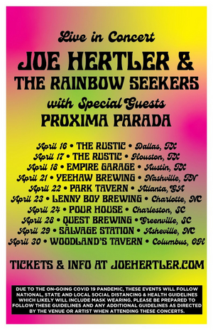 Joe Hertler & The Rainbow Seekers Will Stop in Greenville on April 28th  Image