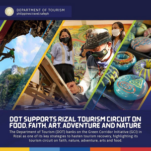 DOT Supports Rizal Tourism Circuit on Food, Faith, Art, Adventure and Nature  Image