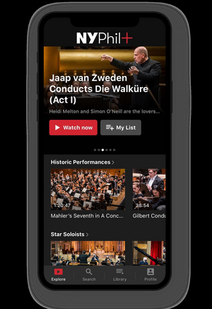 NYPhil+ Expands to Full Suite of Apps  Image