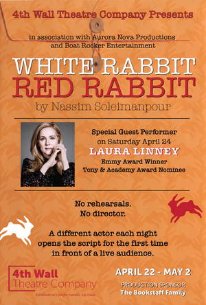 Laura Linney, Jake Weber, and Philip Lehl Featured in Virtual Houston Premiere of WHITE RABBIT RED RABBIT 