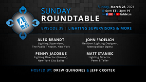 Lighting Supervisors from the Metropolitan Opera, New York City Ballet & More to Join 4WALL SUNDAY ROUNDTABLE Image
