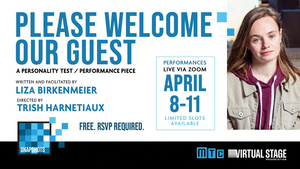 MTC's Snapshot Series Continues with PLEASE WELCOME OUR GUEST by Liza Birkenmeier Image