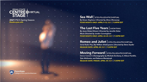 Penn State Centre Stage Virtual Announces April 2021 Season Image